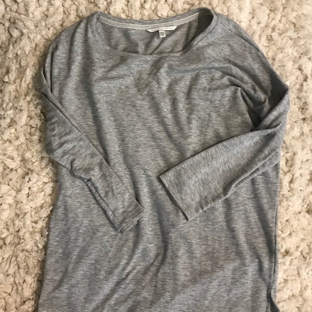 Victoria secret relaxed three quarter tee